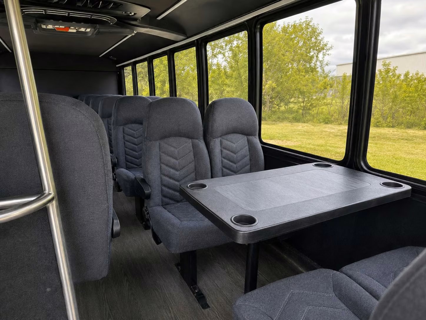 15 passenger minibus inside