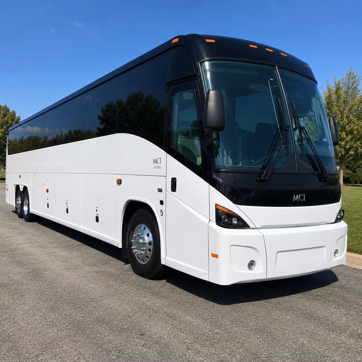on your way to the airport here s why a bus rental makes more sense than a caravan