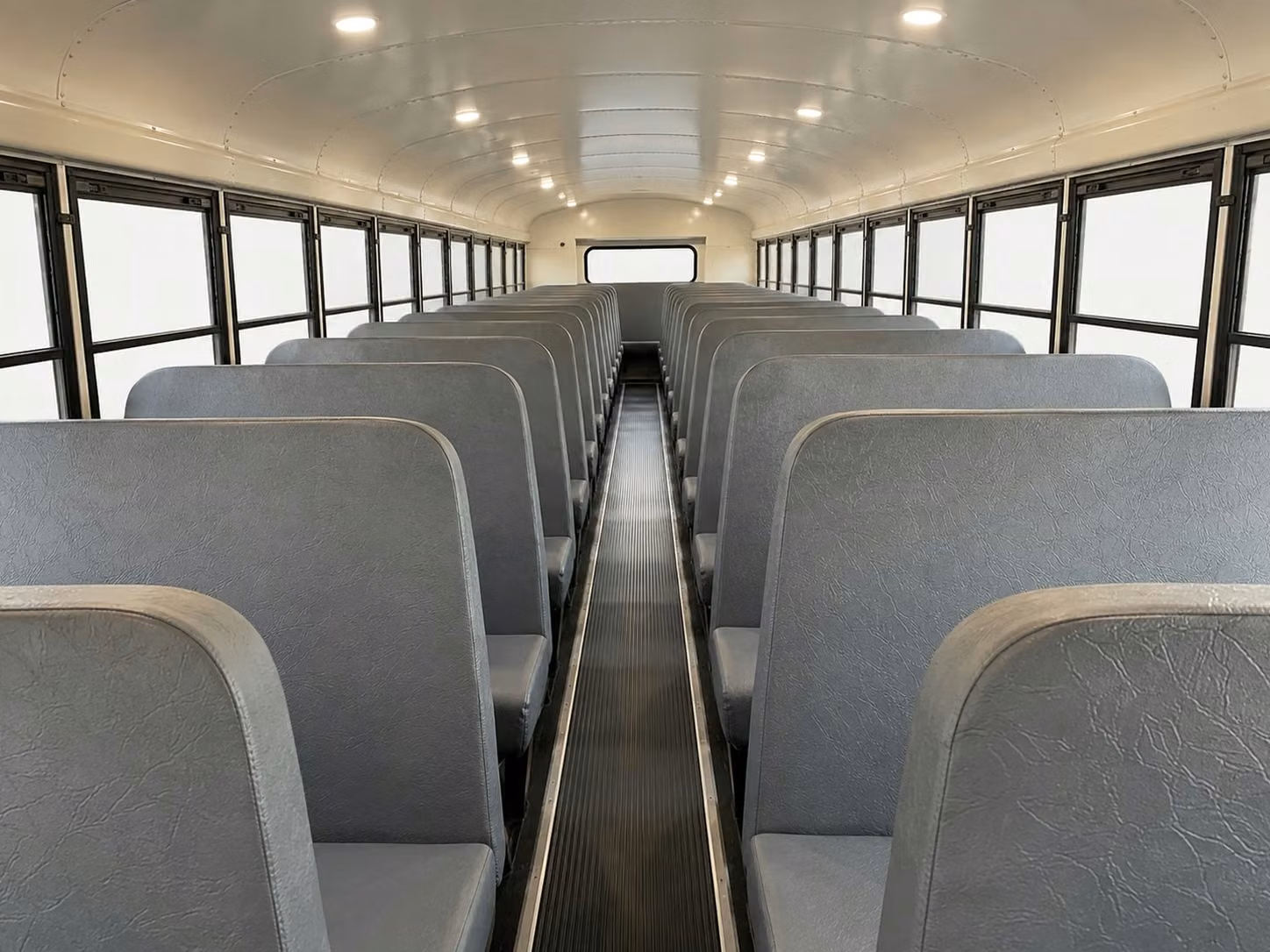 school bus interior