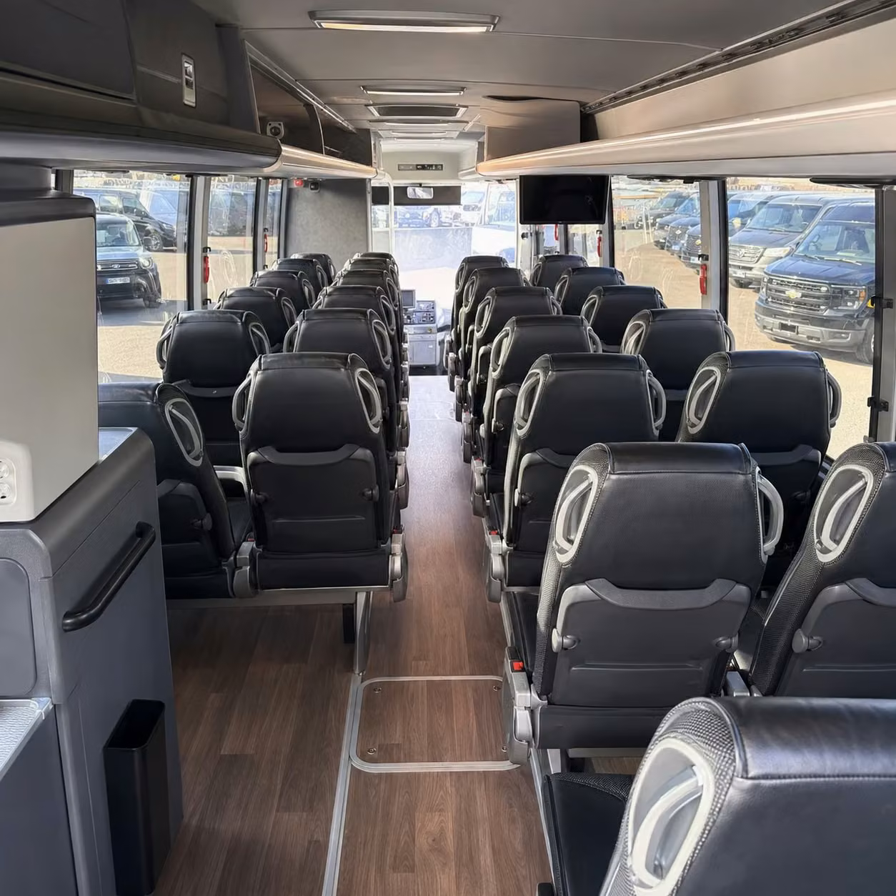 wichita falls charter bus interior
