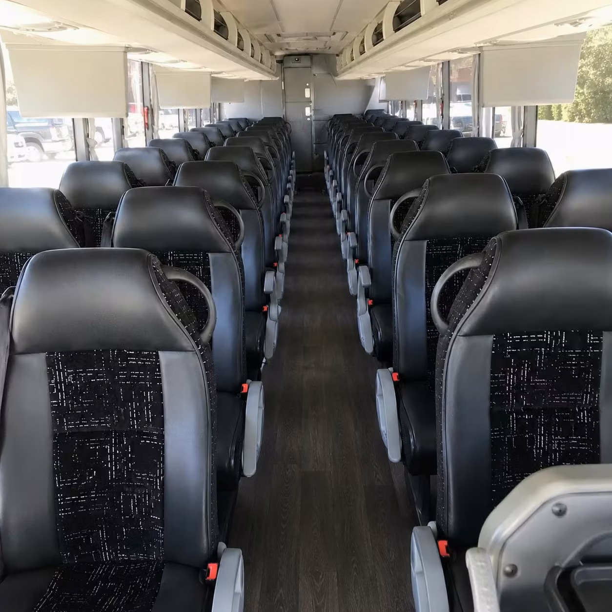 wichita falls charter bus rental interior